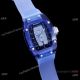 Swiss Copy Richard Mille Blue Sapphire RM007 Watch Blue Rubber strap (4)_th.jpg